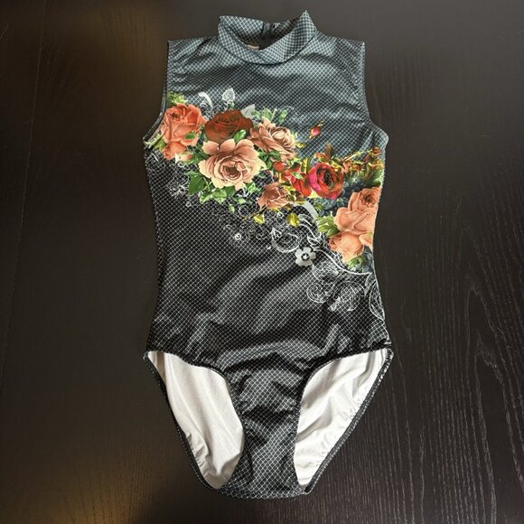 Isabelle Ciaravola Other - ISABELLE CIARAVOLA Womens Size 38/US S Romane High-Neck Zipper-Back Leotard